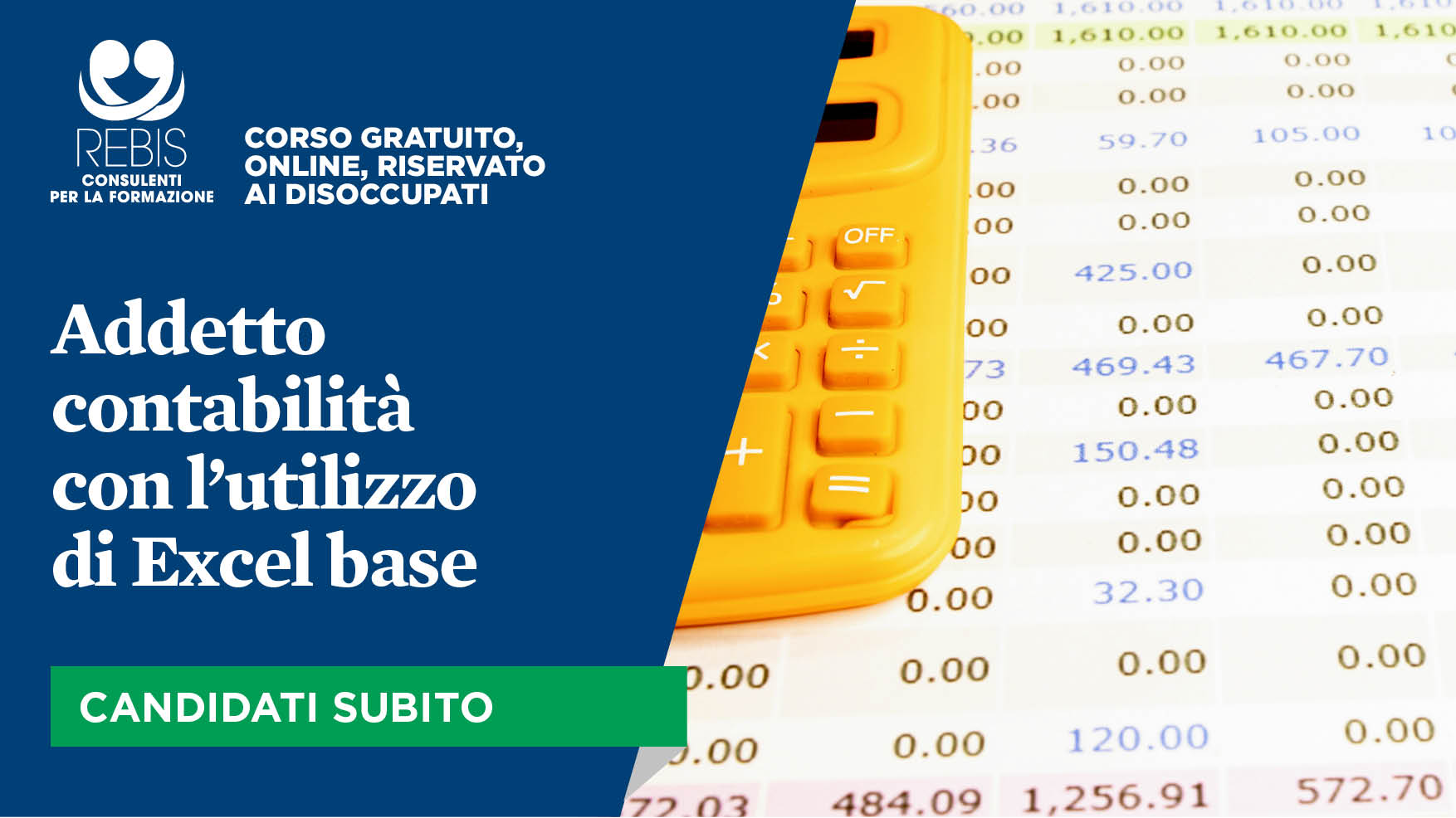 Addetto contabilità con l&amp;#39;utilizzo di Excel base